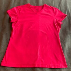 Danskin Now pink short sleeve tee shirt. Size large (12/14).
